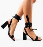 Cumpara ieftin Sandale cu toc Photine Negre