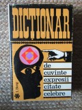 Dictionar de cuvinte, expresii si citate celebre I. Berg, Editura Stiintifica 1968, dictionar expresii si locutiuni, limba romana