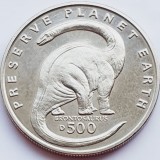 2970 Bosnia Herzegovina 500 Dinara 1993 Brontosaurus km 1 UNC, Europa