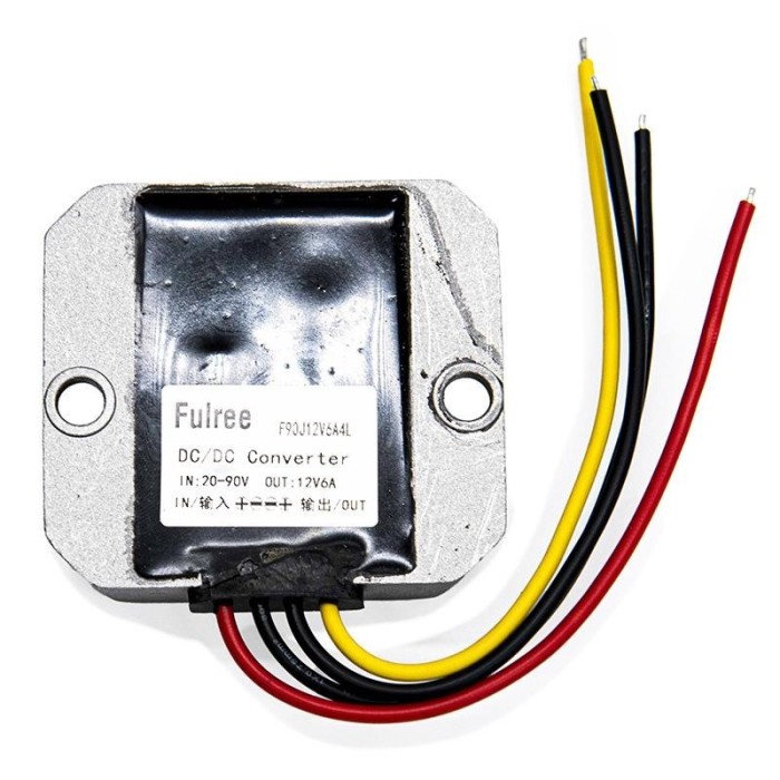 Convertor de tensiune, pentru trotineta electrică, DC 20V-90V la 12V 6A | Motorevolution