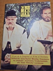 revista cinema iunie 1980 - interviu tora vasilescu,filmul burebista,reteaua S foto
