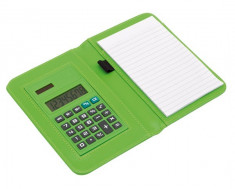 Agenda cu calculator Tiny verde foto