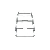 Grătar s&acirc;rmă două focuri 447x245 mm pentru plită F2803 Compatibil
