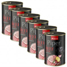 Conservă Piper Adult cu ficat de vită și cartofi 6 x 400 g