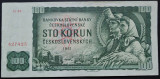 Cumpara ieftin Bancnota 100 KORUN / COROANE - RS CEHOSLOVACIA, anul 1961 * Cod 24