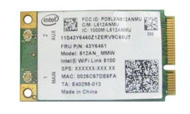 wifi Lenovo G555 g550 b550 IBM W500 X200 Intel WIFI Link 5100 fru: 43Y6461 foto