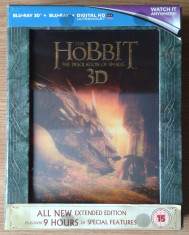 Hobbitul: Dezolarea lui Smaug, editie extinsa, 3D, Blu-ray, 5 Discuri foto
