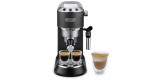 Cumpara ieftin De Longhi Dedica Style, Espressor traditional Barista Pump, Aparat de cafea si cappuccino, EC685BK, 1 litru, negru - SECOND, Delonghi