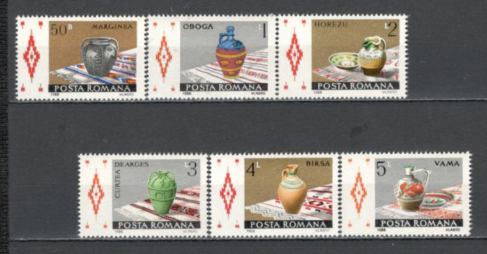 Romania.1988 Ceramica YR.863
