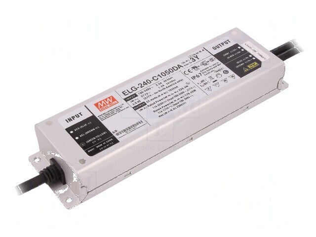 Alimentator LED pulsatoriu DALI 239,4W 1050mA