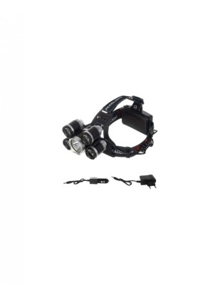 Lampa de cap cu 5 leduri cu Acumulator pentru Camping foto