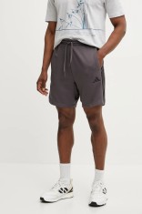 adidas pantaloni scurți Essentials barbati, culoarea violet, JE6422
