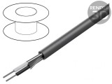 Cablu Alpha Essential ecranat 2x24AWG PVC 2400C
