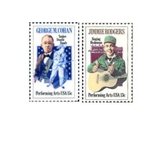 Statele Unite 1978 - arta spectacolului-personalitati, serie neuzata