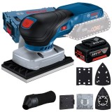 Bosch GSS 18V-13 + GBA - Slefuitor cu vibratii 80x130 mm + Acumulator Li-Ion 18 V 5 Ah
