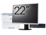 Pachet Calculator Second Hand LENOVO M700 SFF, Intel Core i5-6400 2.70GHz, 8GB DDR4, 256GB SSD + Monitor 22&amp;quot; &amp; Imprimanta Brother HL-L6300DW NewT