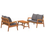 Cumpara ieftin Set bistro 3 buc. Maro Lemn Solid de Acacia