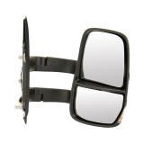 Oglinda exterioara Iveco Daily, 07.2014-, Dreapta, reglare manuala; texturat; geam convex; cromat; 2 pini; cu semnalizare; brat lung, View Max