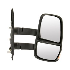 Oglinda exterioara Iveco Daily, 07.2014-, Dreapta, reglare manuala; texturat; geam convex; cromat; 2 pini; cu semnalizare; brat lung, View Max foto