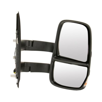 Oglinda exterioara Iveco Daily, 07.2014-, Dreapta, reglare manuala; texturat; geam convex; cromat; 2 pini; cu semnalizare; brat lung, View Max foto
