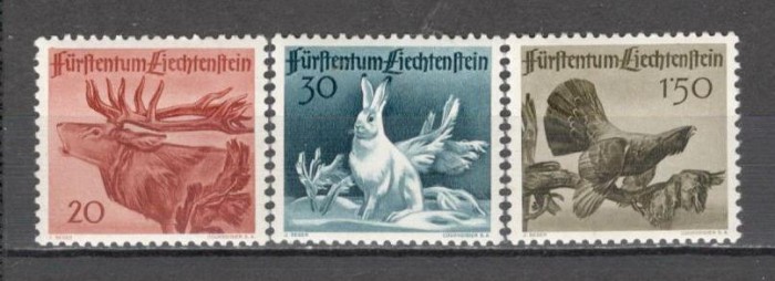 Liechtenstein.1946 Animale de vanat SL.10