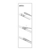 Stergator parbriz sofer FIAT STILO (192) 06/2006➝ 22&quot; COD:ART51 Automotive TrustedCars, Oem