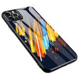 Husa TPU OEM Color Glass5 pentru Huawei P30 lite, cu spate din sticla, Multicolor