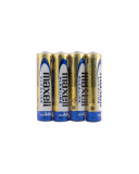 Baterie alcalina R3 (AAA) Maxell infoliat, 4 bucati