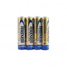 Baterie alcalina R3 (AAA) Maxell infoliat, 4 bucati