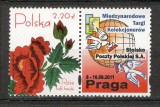 Polonia.2005 Flori:Trandafiri-cu vigneta MP.458