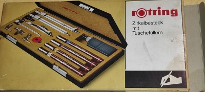 - SET TRUSA COMPASURI + ROTRINGURI rotring germany foto