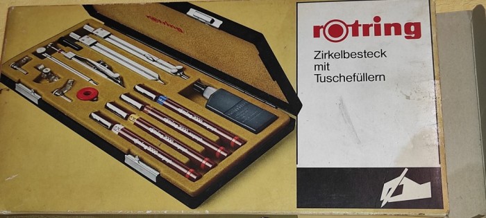 - SET TRUSA COMPASURI + ROTRINGURI rotring germany