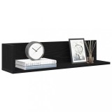 VidaXL Rafturi de perete 2 buc. negru, 75x16,5x16,5 cm, lemn prelucrat