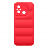 Husa de protectie telefon Puffy OBAL:ME pentru Xiaomi Redmi 12C, Poliuretan, Rosu