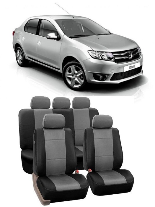 Set huse scaun DACIA Logan II cusatura speciala AIRBAG