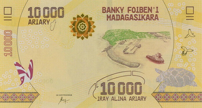 Bancnota Madagascar 10.000 Ariary (2017) - P103 UNC