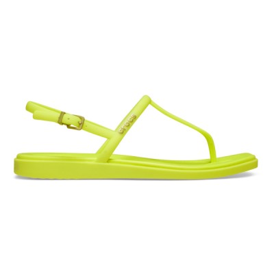 Sandale Crocs Miami Thong Flip Verde - Acidity foto