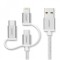 Cablul USB 3 &icirc;n 1 UGREEN Lightning Micro si USB Type-C