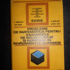 C. Ionescu-Tiu - Probleme de matematica pentru examenele de bacalaureat