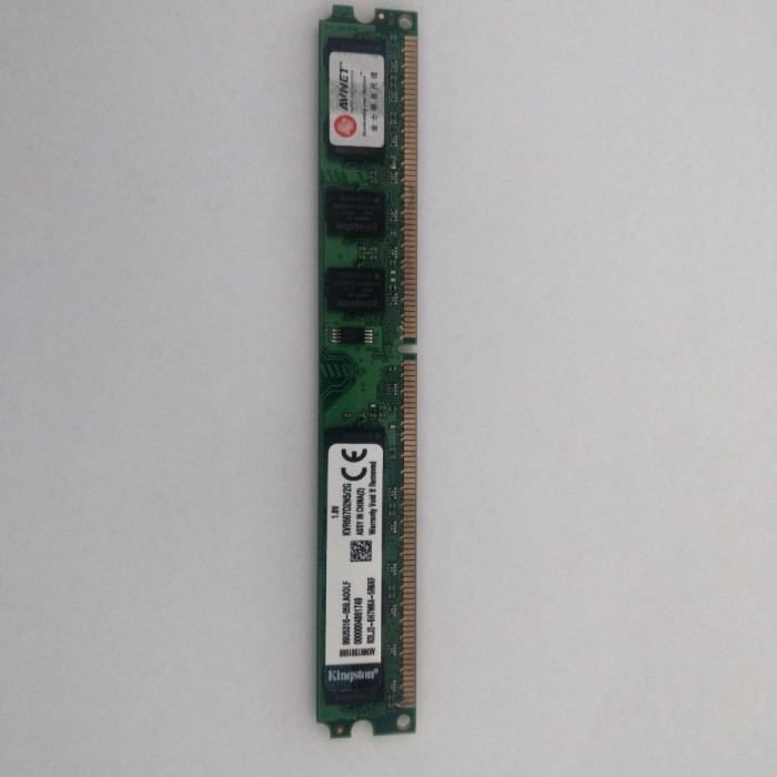 Memorie RAM 2GB DDR2 Kingston KVR667D2N5/2G CL5 240-Pin DIMM 667MHz PC Desktop compatibilă toate plăcile de bază DDR2