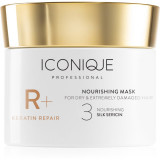 Cumpara ieftin ICONIQUE Professional R+ Keratin repair Nourishing mask masca regeneratoare pentru păr uscat și deteriorat 100 ml