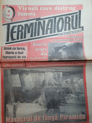 ziarul terminatorul 26 aprilie 1996 foto