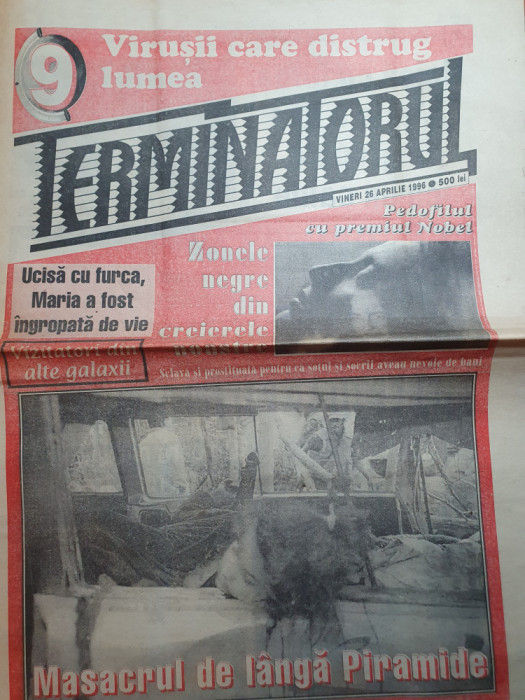 ziarul terminatorul 26 aprilie 1996