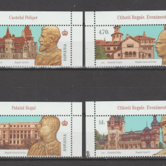 ROMANIA 2023 CTITORII REGALE -Evenimente Serie 4 timbre LP.2437 MNH