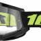 Ochelari cross/atv 100% Strata 2 Solar Eclipse, lentila transparenta, culoare ra... Cod Produs: MX_NEW 26013487PE
