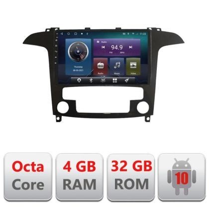Navigatie Ford S-Max 2008-2012 C-003 Octa Core cu Android Radio Bluetooth Internet GPS WIFI 4+32GB CarStore Technology