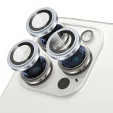 Cumpara ieftin Folie pentru iPhone 15 Pro / 15 Pro Max, Lito S+ Camera Glass Protector, Blue