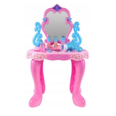 Masuta de infrumusetare MalPlay Beauty cu oglinda rotativa, sunete, lumini si accesorii foto