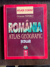 Octavian Mandrut Romania Atlas Geografic Scolar foto