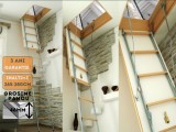 Scara pod/mansarda pliabil din metal 140x100x280